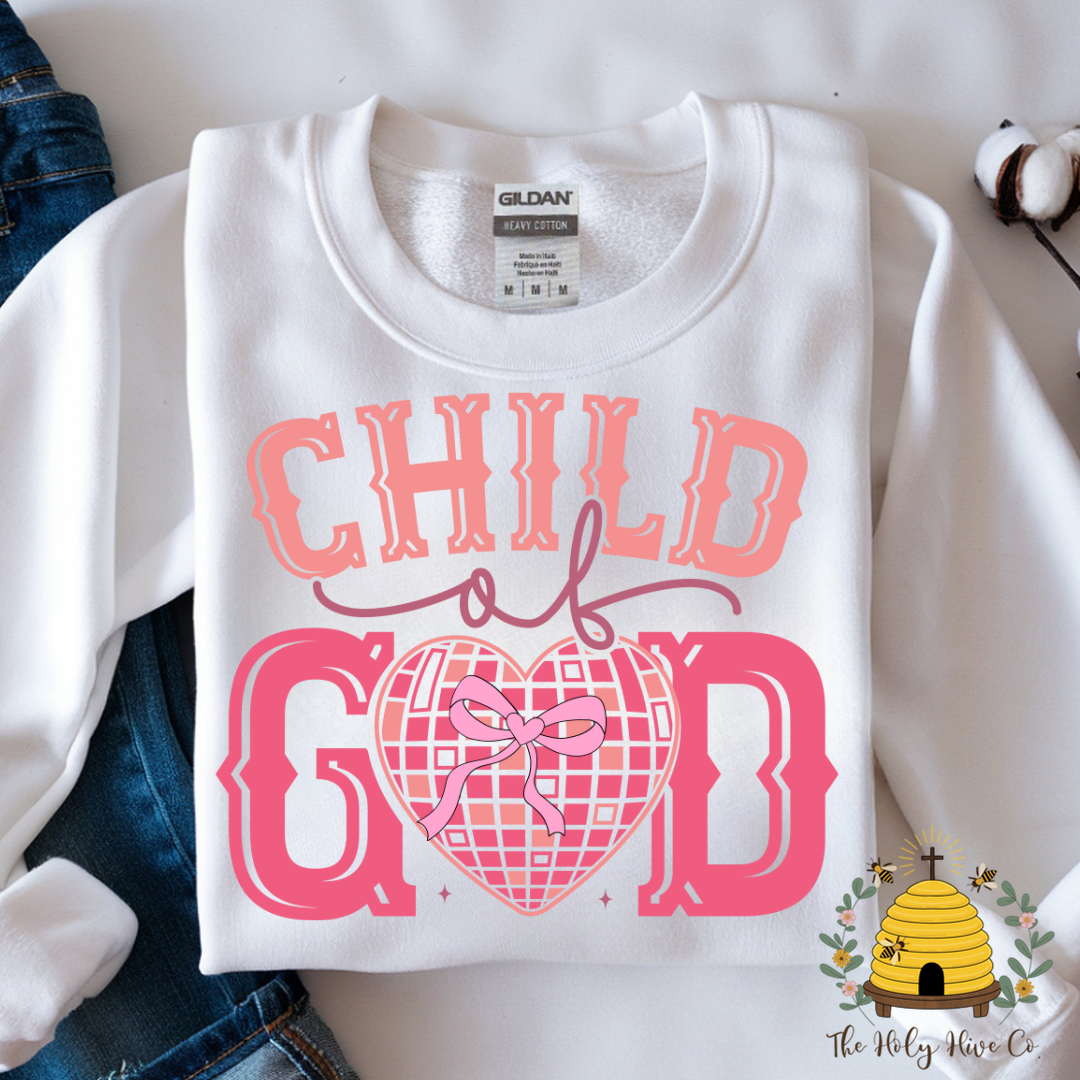 Child of God Disco Ball Adult Graphic Shirt