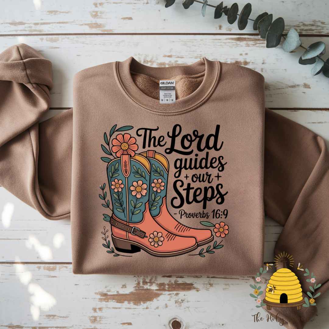 The Lord Guides My Steps Adult Graphic Shirt