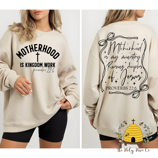 Motherhood Double Sided Adult Graphic Shirt
