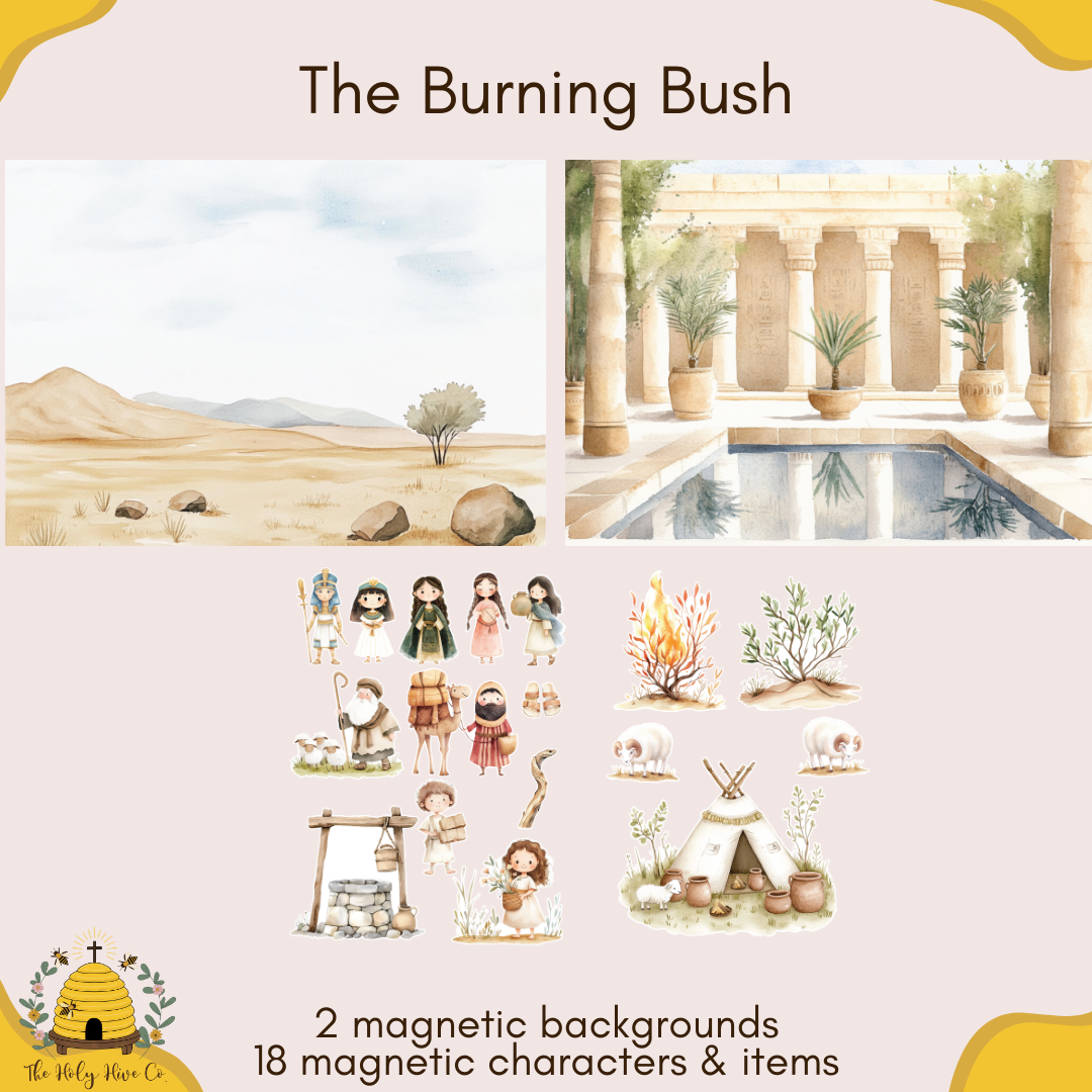 The Burning Bush - Stick & Tell Magnetic Playset