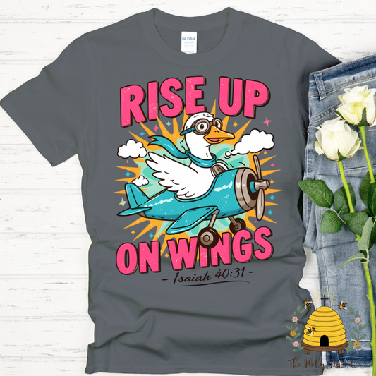 Rise Up On Wings Adult Graphic Shirt