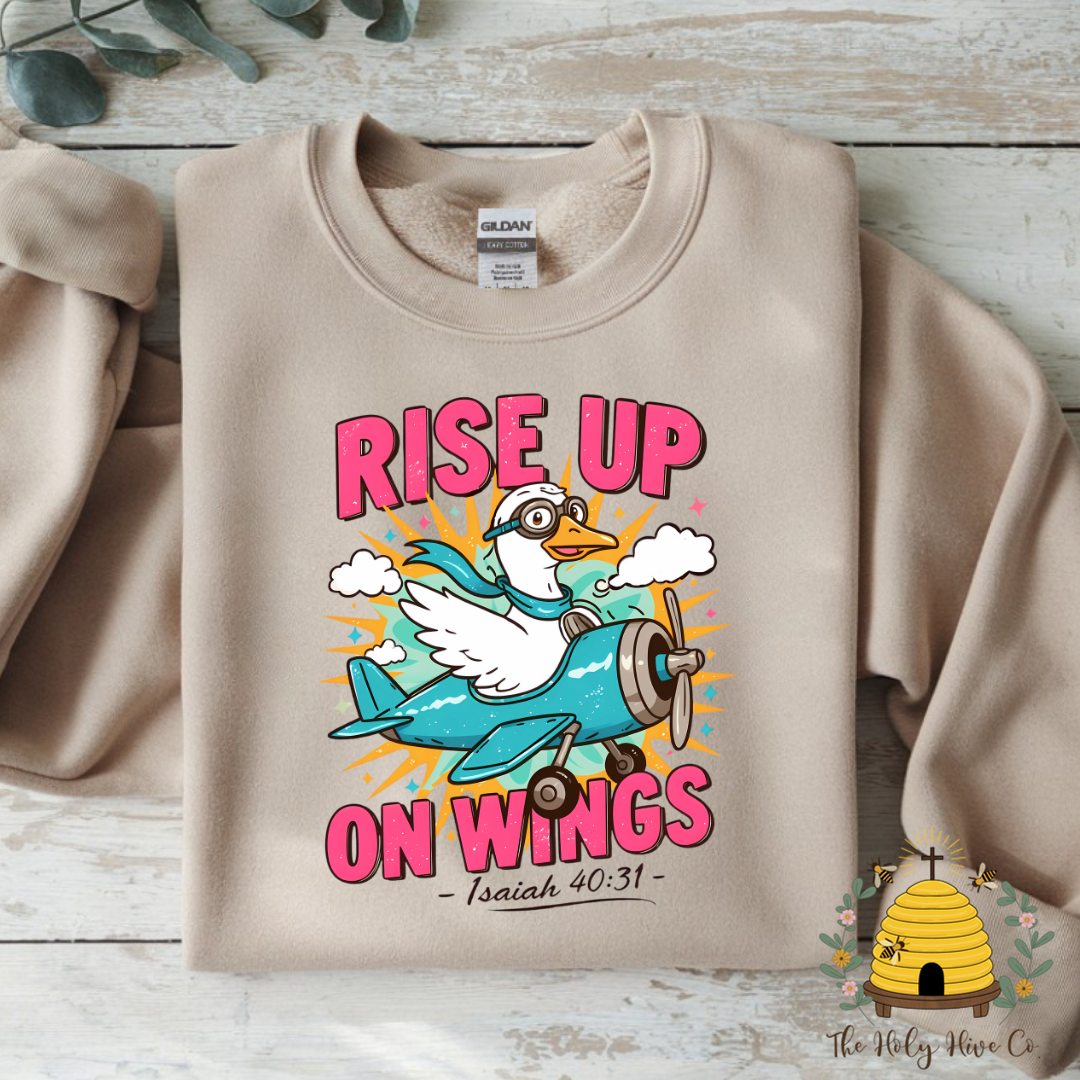 Rise Up On Wings Adult Graphic Shirt