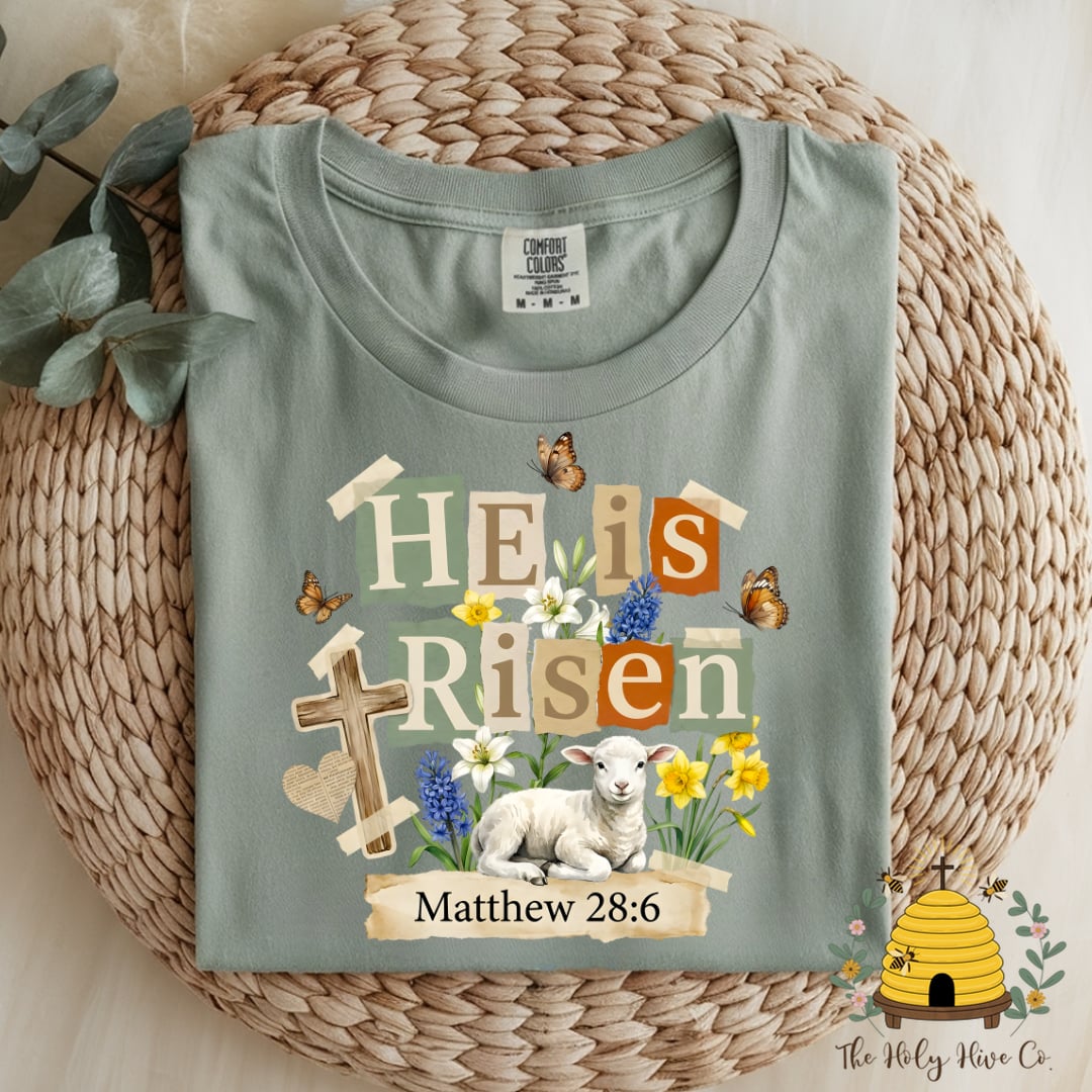 He Is Risen Version 2 Adult Graphic Shirt