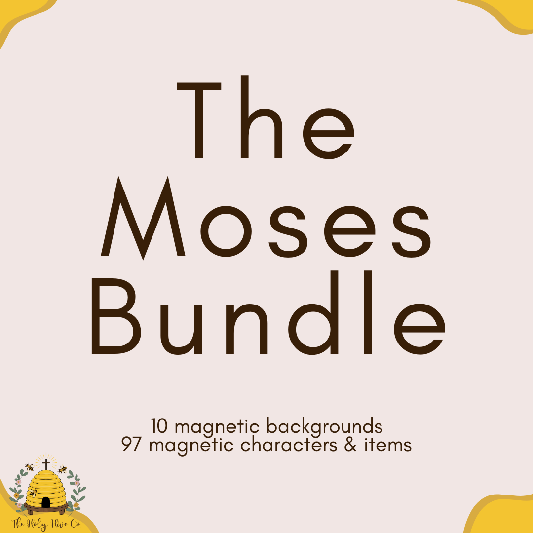 The Moses BUNDLE - Stick & Tell Magnetic Playset