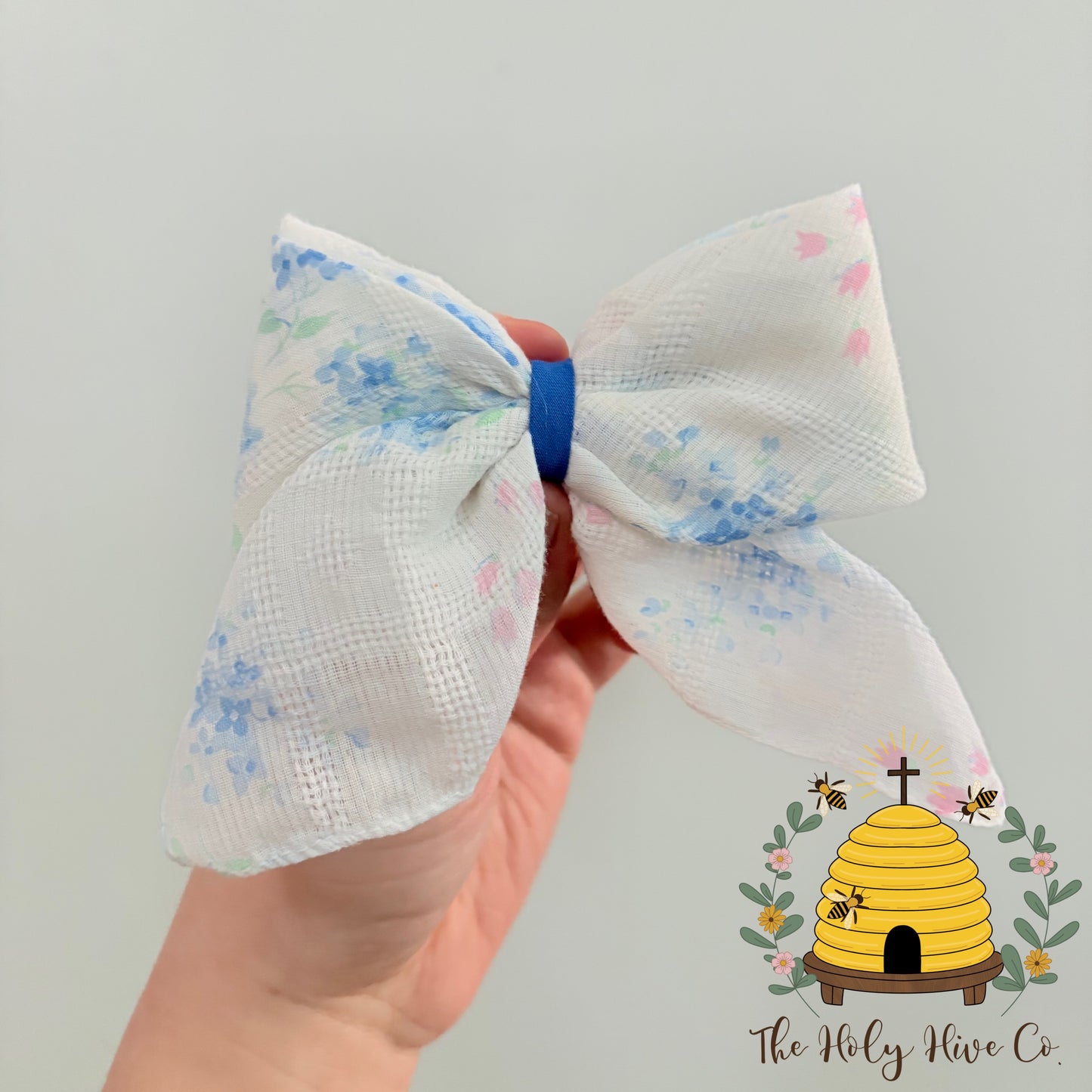 Sunday Best Bow - One Of a Kind Upcycled Vintage Hair Bows