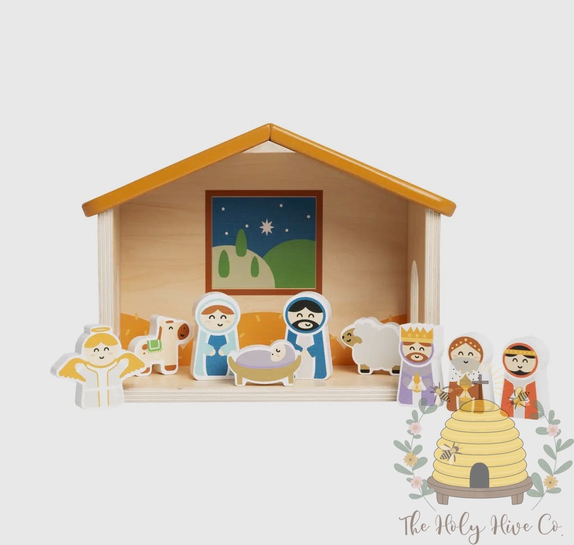 Nativity Wooden Toy Set