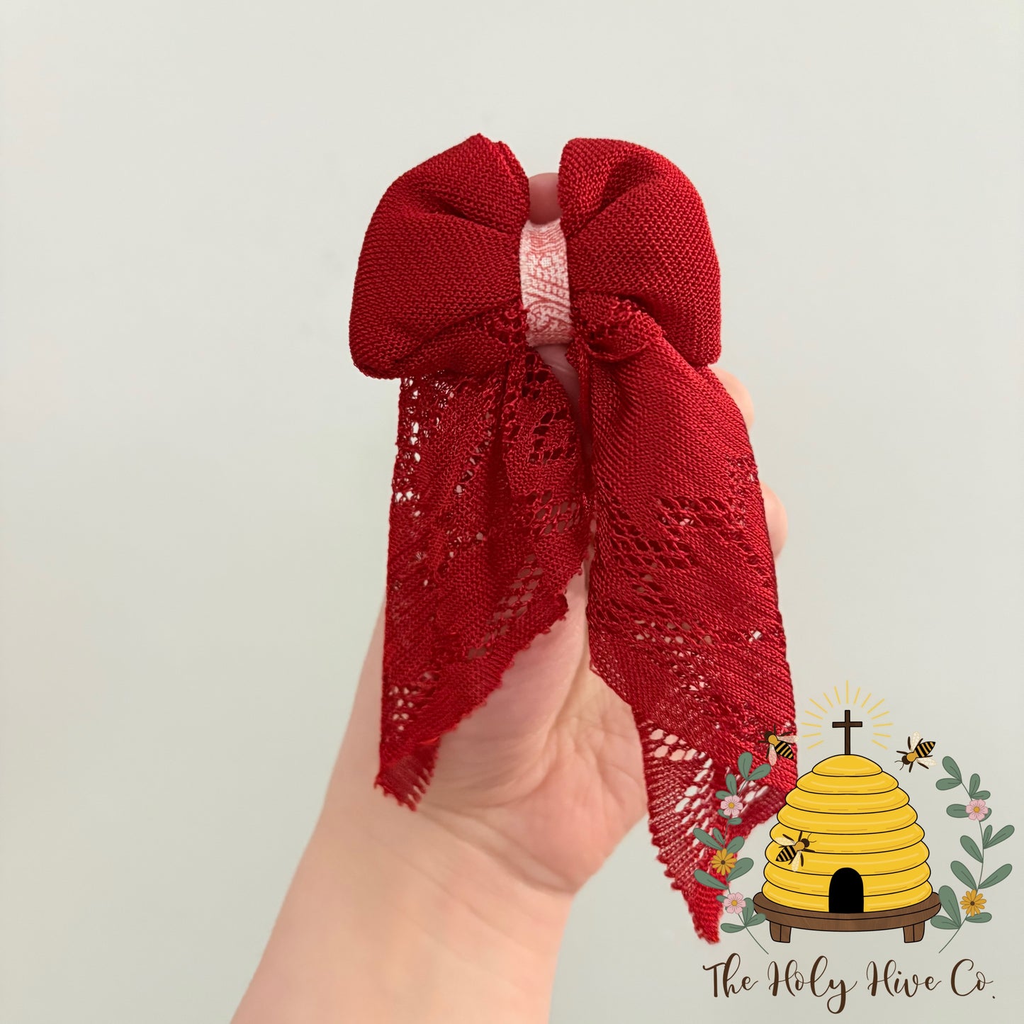 Sunday Best Bow - One Of a Kind Upcycled Vintage Hair Bows