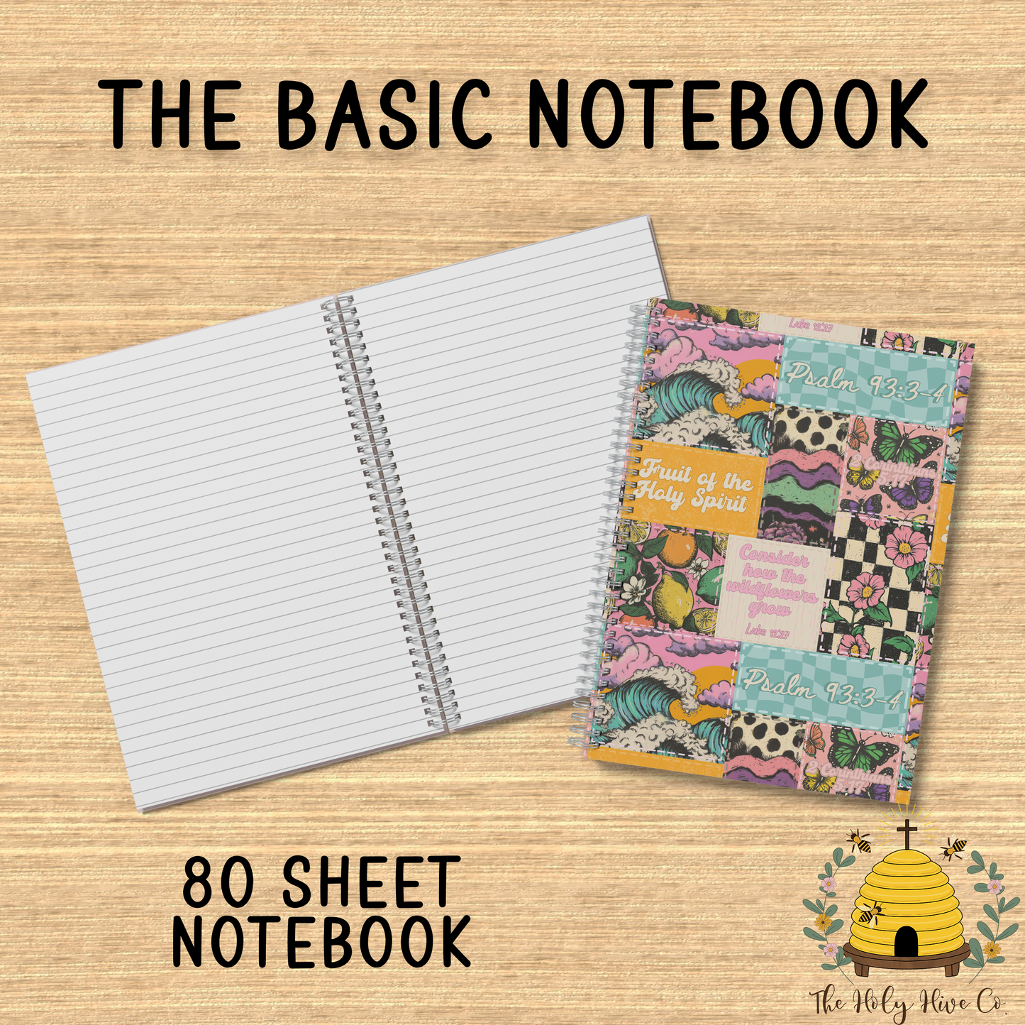 The Basics Notebook - Fruits of the Spirit Patchwork