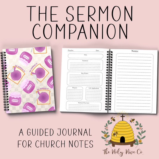The Sermon Companion Church Notebook - Go Spread It