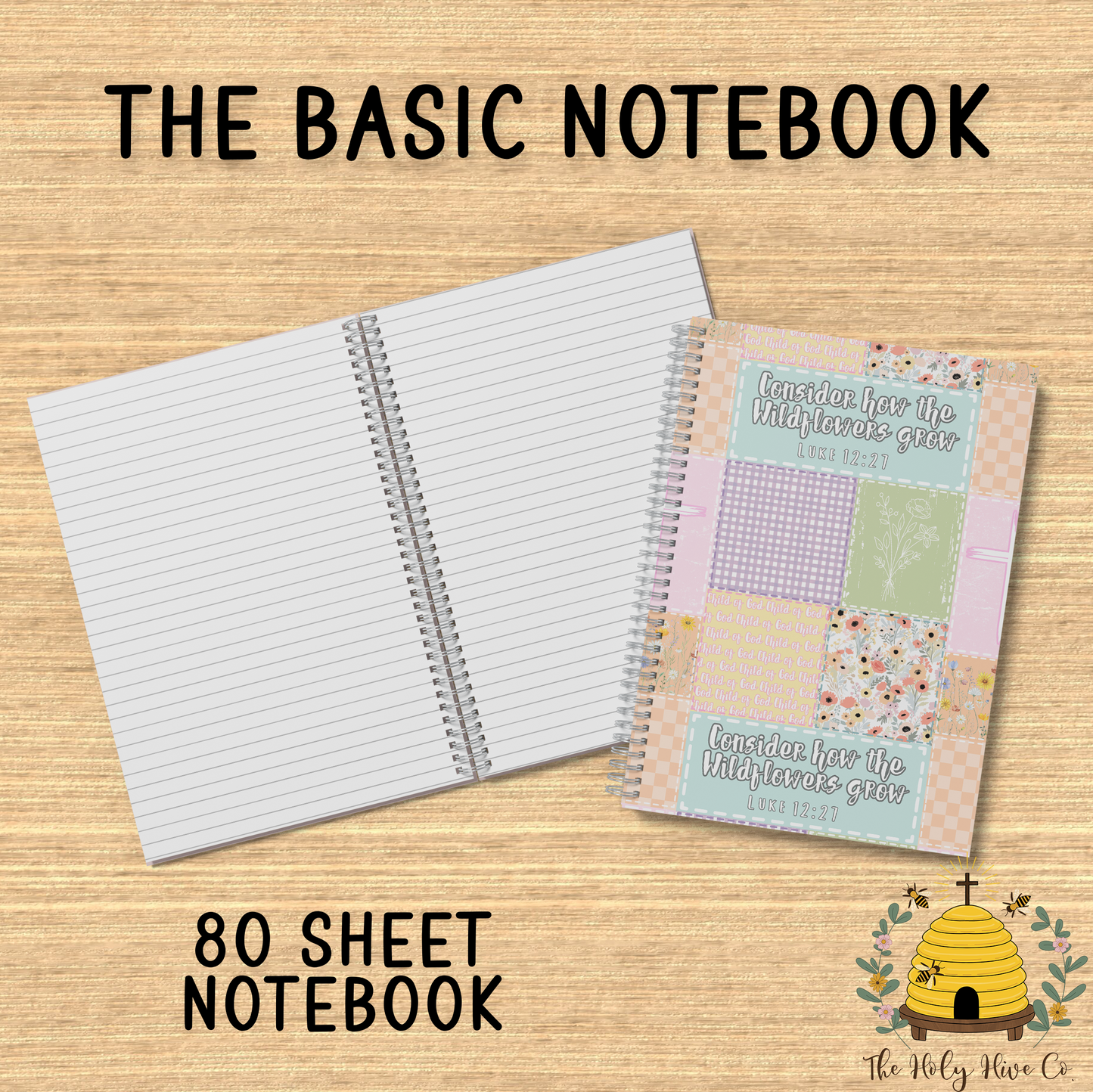 The Basics Notebook - Wildflower Patchwork