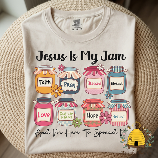 Jesus Is My Jam Adult Graphic Shirt