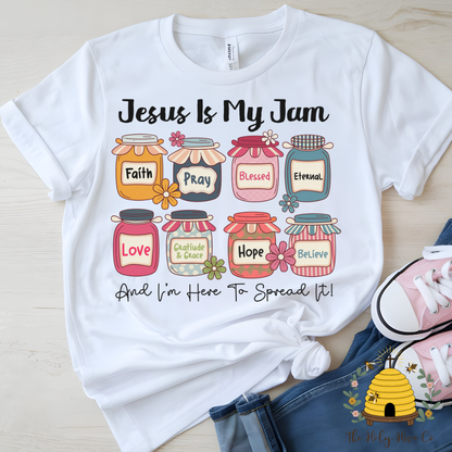 Jesus Is My Jam Kids Graphic Shirt