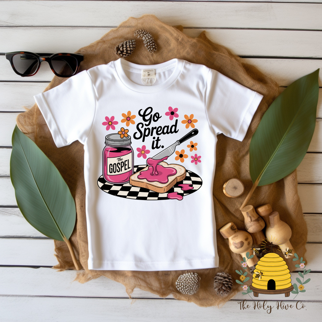 Go Spread It Kids Graphic Shirt
