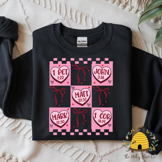 Verse Hearts Adult Graphic Shirt