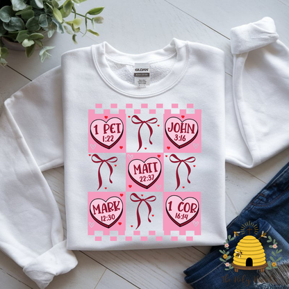 Verse Hearts Adult Graphic Shirt