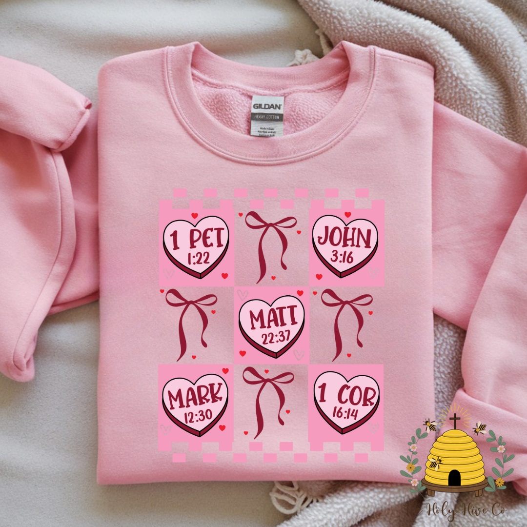 Verse Hearts Adult Graphic Shirt