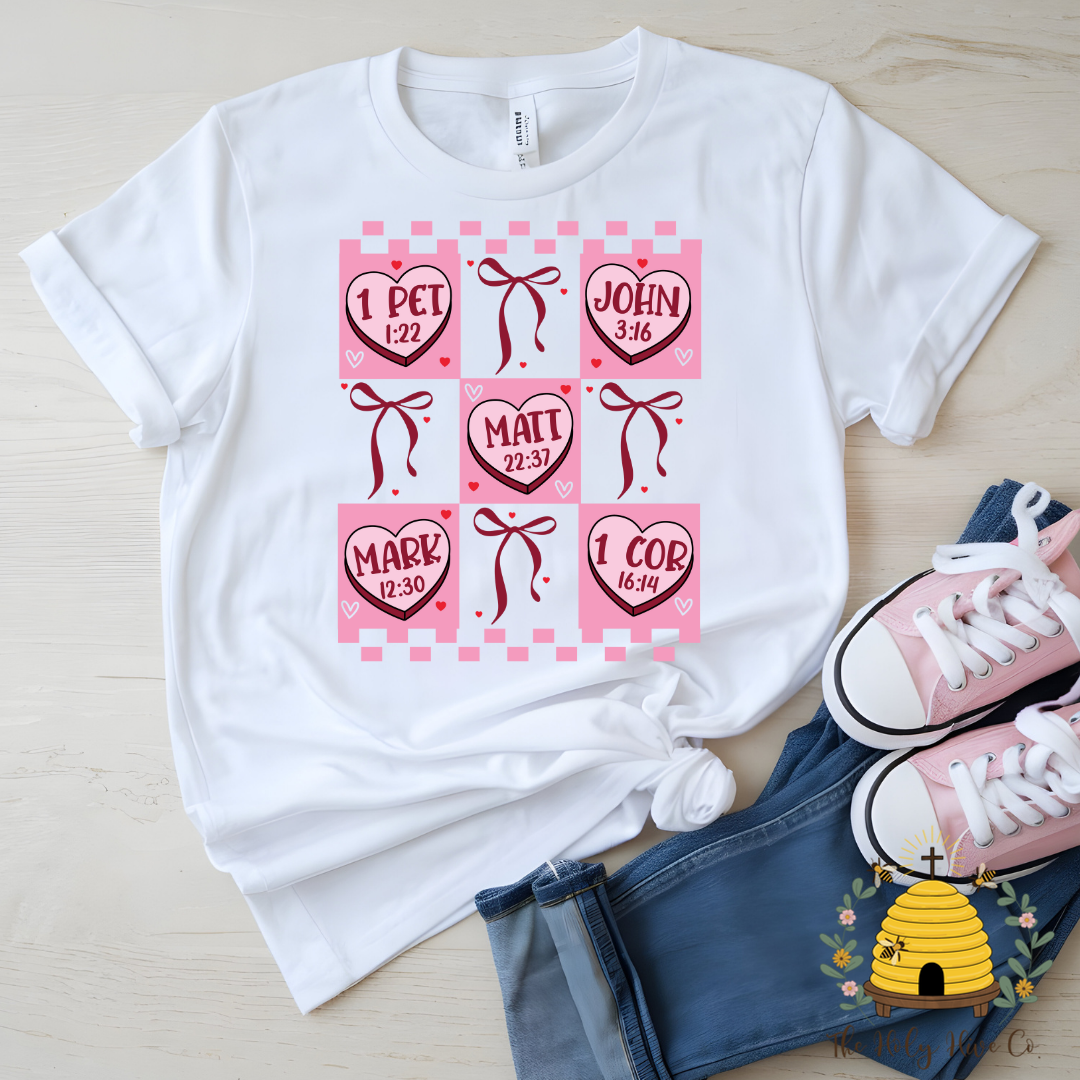 Verse Hearts Kids Graphic Shirt