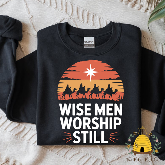 Wise Men Worship Still Adult Graphic Shirt