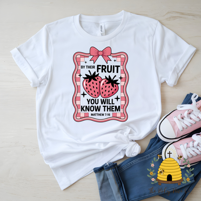 By Their Fruit Kids Graphic Shirt