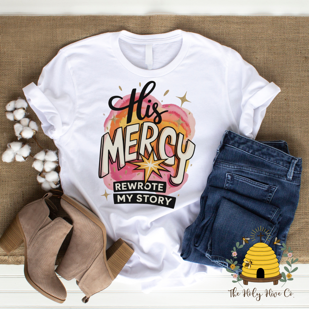 His Mercy Adult Graphic Shirt
