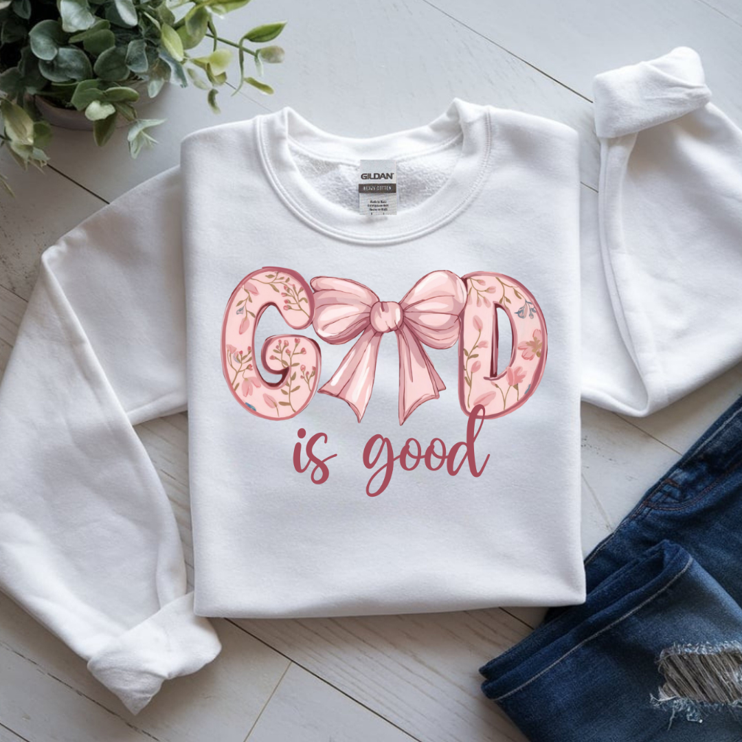 God is Good Bow Adult Graphic Shirt