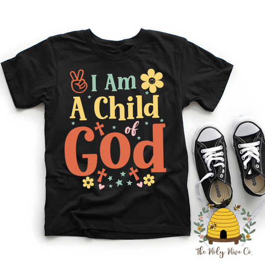 I Am a Child of God Kids Graphic Shirt