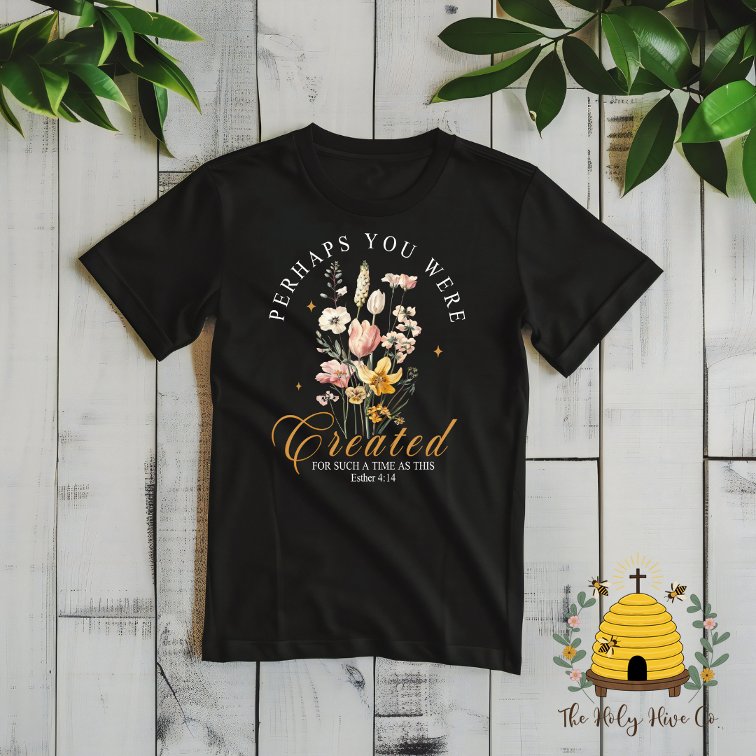 For Such a Time As This Bow Adult Graphic Shirt