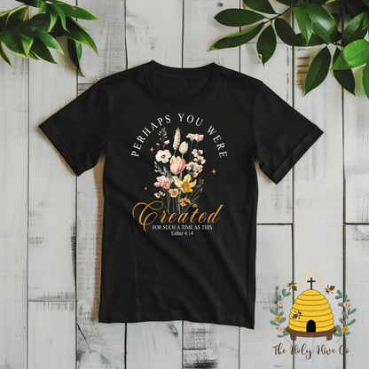 For Such a Time As This Bow Adult Graphic Shirt