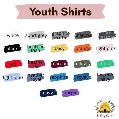 Jesus Loves You Checkers Kids Graphic Shirt