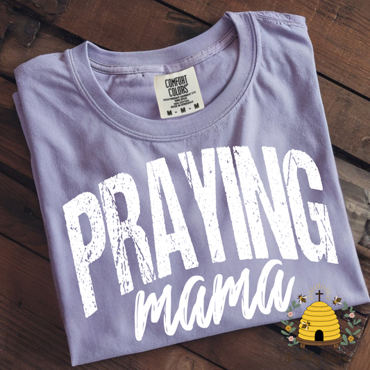 Praying Mama Adult Graphic Shirt