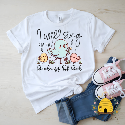 I Will Sing Kids Graphic Tee