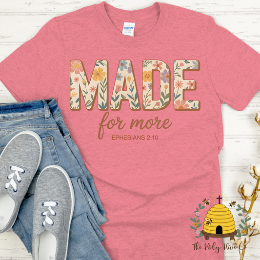 Made For More Adult Graphic Tee
