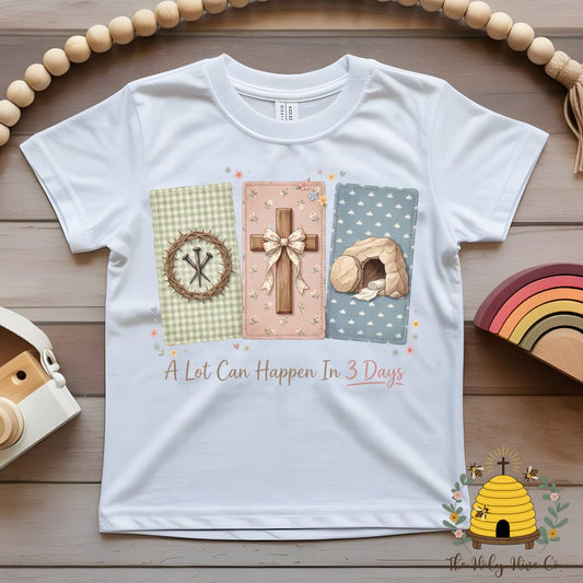 A Lot Can Happen Patches Kids Graphic Shirt
