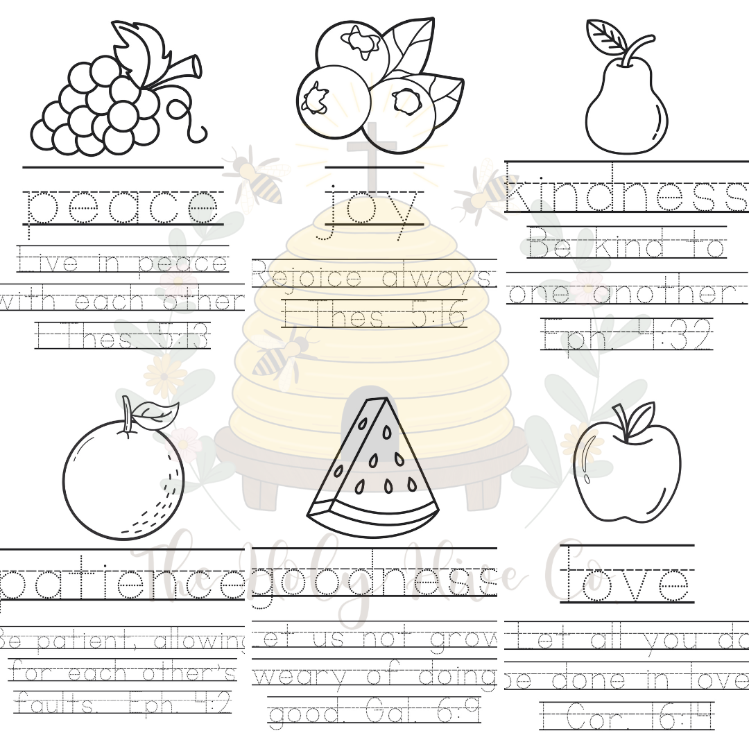 Busy Book - God's Harvest