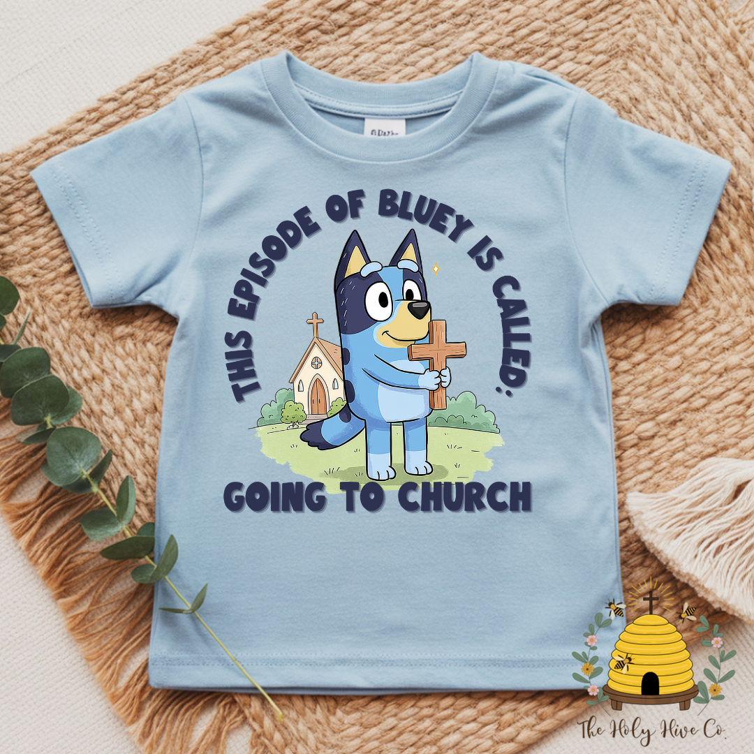 Bluey Church Kids Graphic Shirt