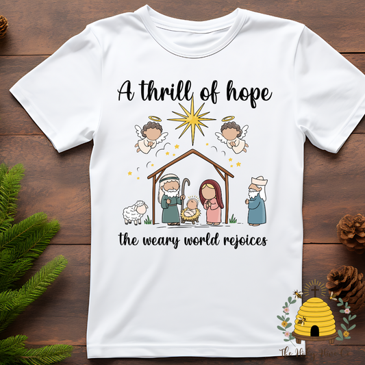 A Thrill of Hope Kids Graphic Shirt