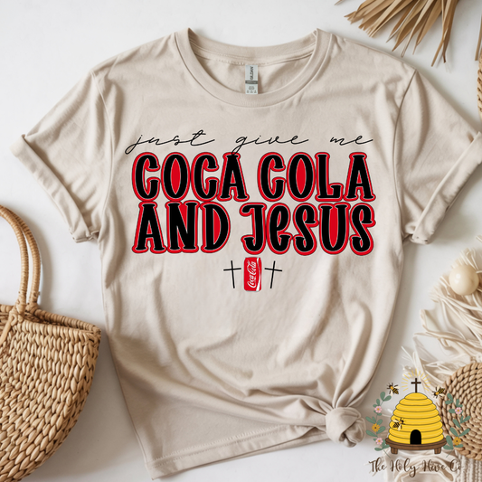 Cola And Jesus Adult Graphic Shirt
