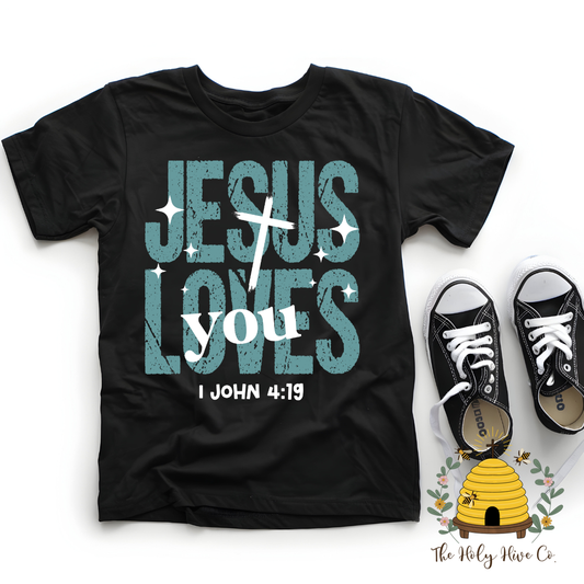 Jesus Loves You Kids Graphic Tee