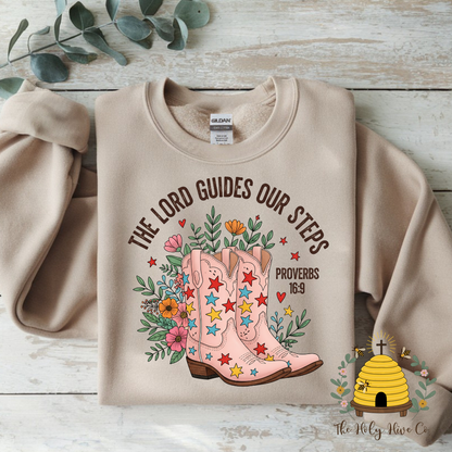 The Lord Guides Our Steps Adult Graphic Shirt