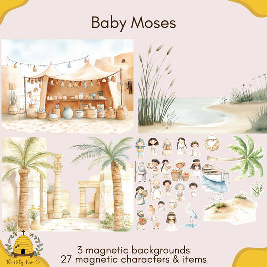 Baby Moses - Stick & Tell Magnetic Playset