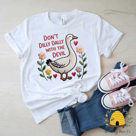 Don't Dilly Dally Kids Graphic Shirt