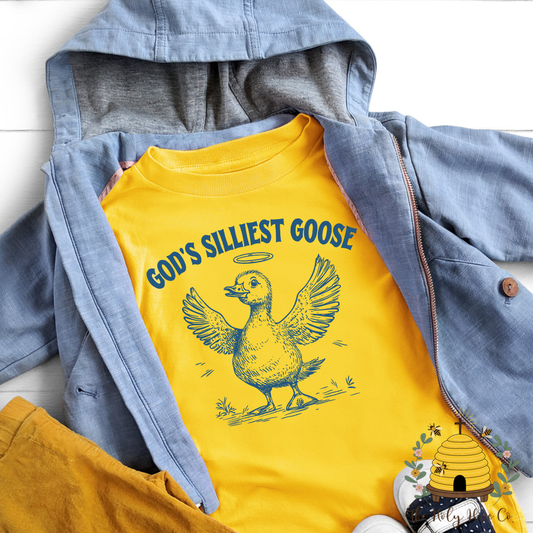 God's Silliest Goose Kids Graphic Shirt