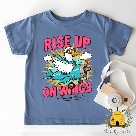 Rise Up On Wings Kids Graphic Shirt