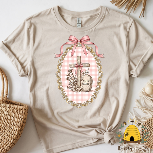 He Is Risen Frame Adult Graphic Shirt