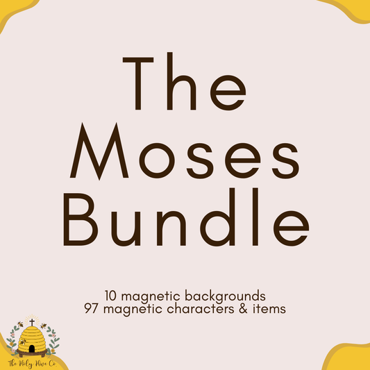 The Moses BUNDLE - Stick & Tell Magnetic Playset