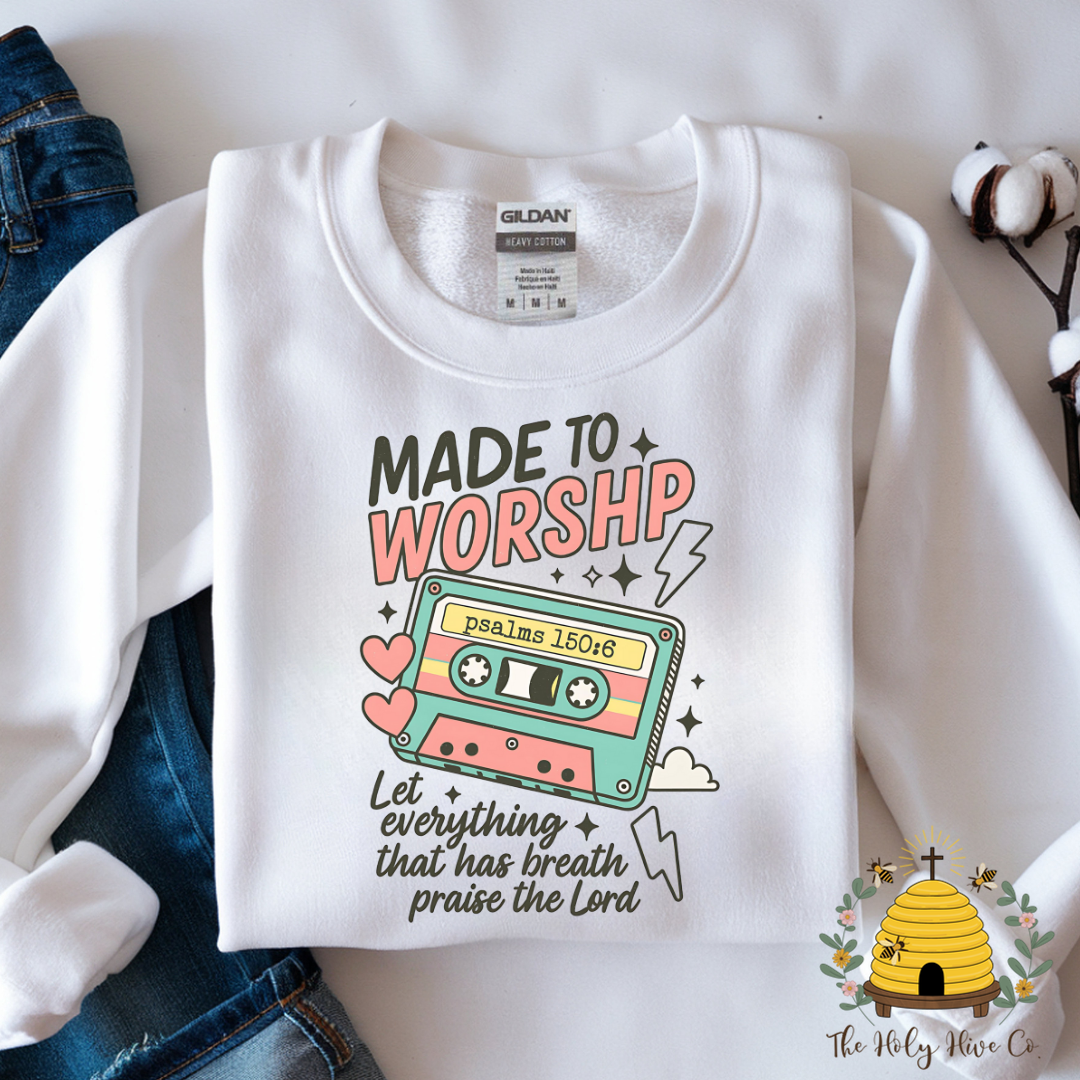 Made To Worship Adult Graphic Shirt