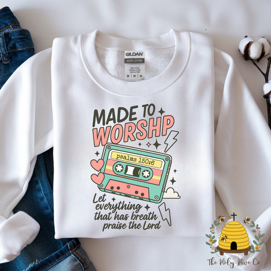 Made To Worship Adult Graphic Shirt