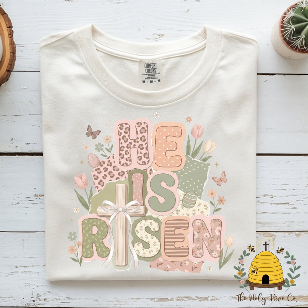 He Is Risen Version 1 Adult Graphic Shirt
