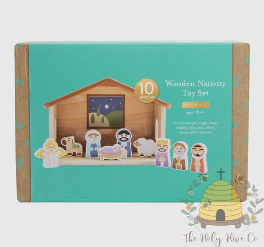 Nativity Wooden Toy Set