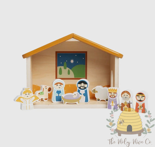 Nativity Wooden Toy Set